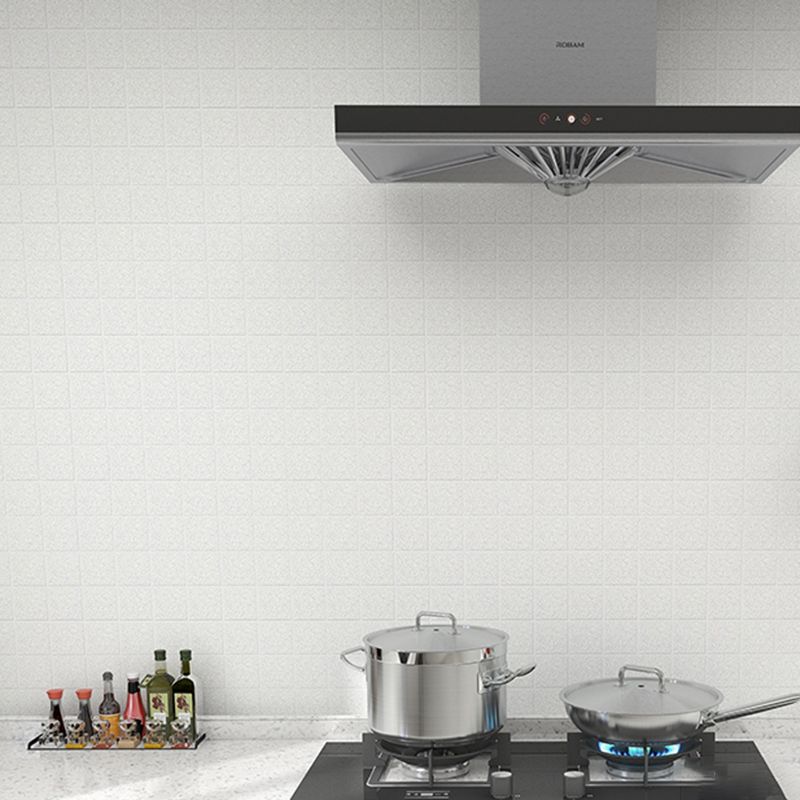 Lisslune | Modern Peel and Stick Wallpaper Smooth Removable and Adhesive Background Tiles for the Kitchen
