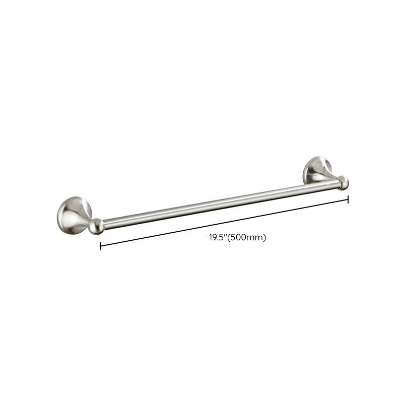 Lisslune | Metal Bathroom Set Traditional Style Nickel Bathroom Accessories Set