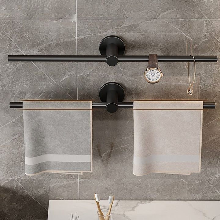 Lisslune | 2-piece modern bathroom accessory set towel bar made of stainless steel