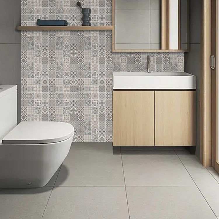 Lisslune | Mosaic tile wallpaper plastic stain-resistant peel and stick mosaic tiles