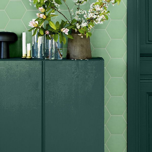 Lisslune | Peel and Stick Tiles Hexagonal Peel and Stick Back Wall 20 Pack for the Bathroom