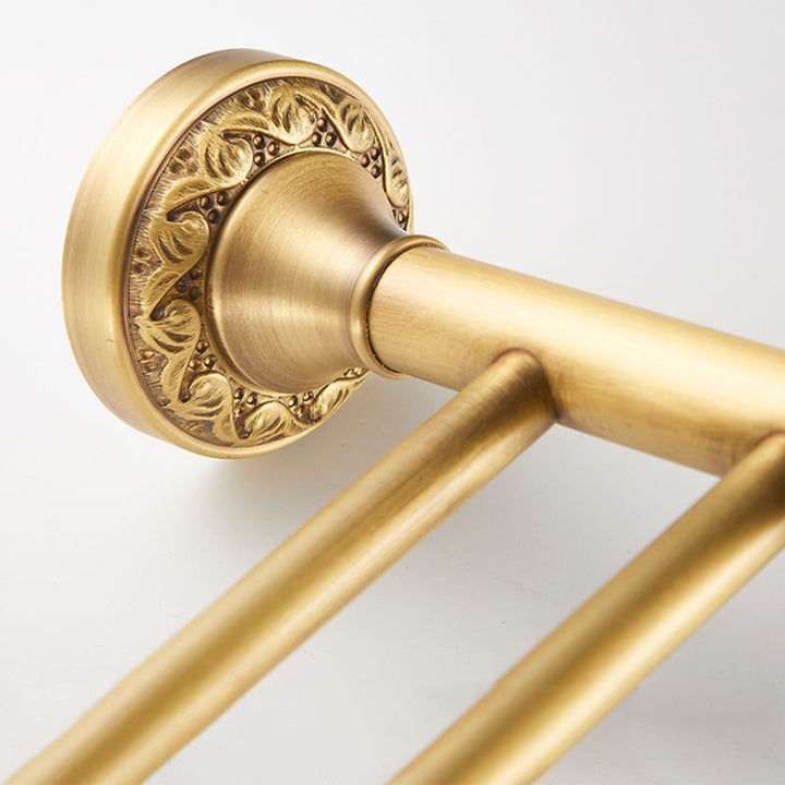 Lisslune | Modern Bathroom Accessory Set Paper Holder Bathroom Shelf Gold Bathroom Fittings Set