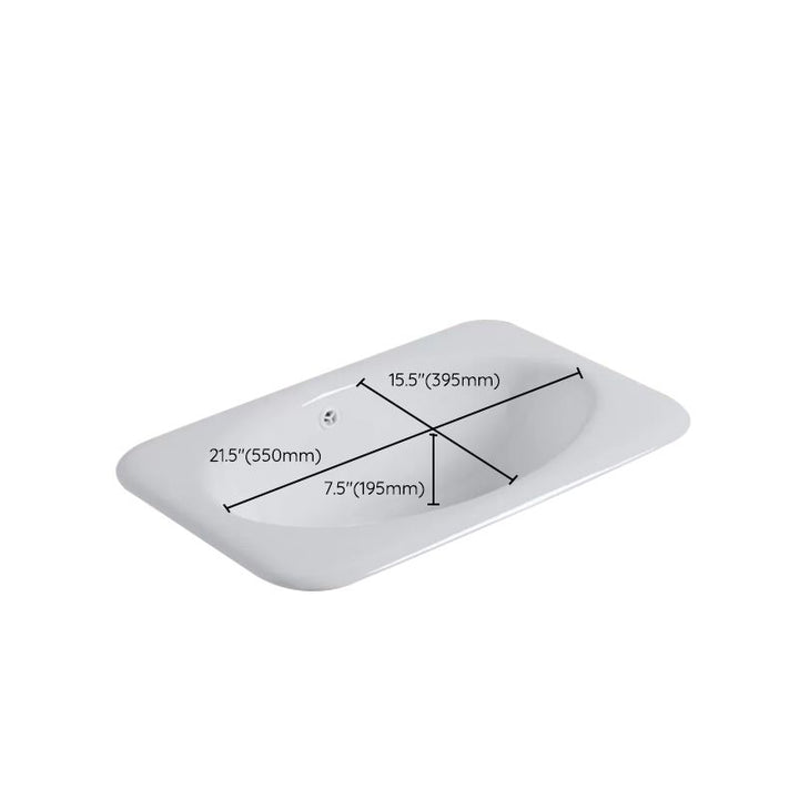 Lisslune | Traditional square washstand ceramics metal under-counter sink