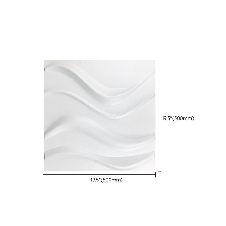 Lisslune | Modern Wall Cladding 3D Print Waterproof Peel and Stick Wall Panel