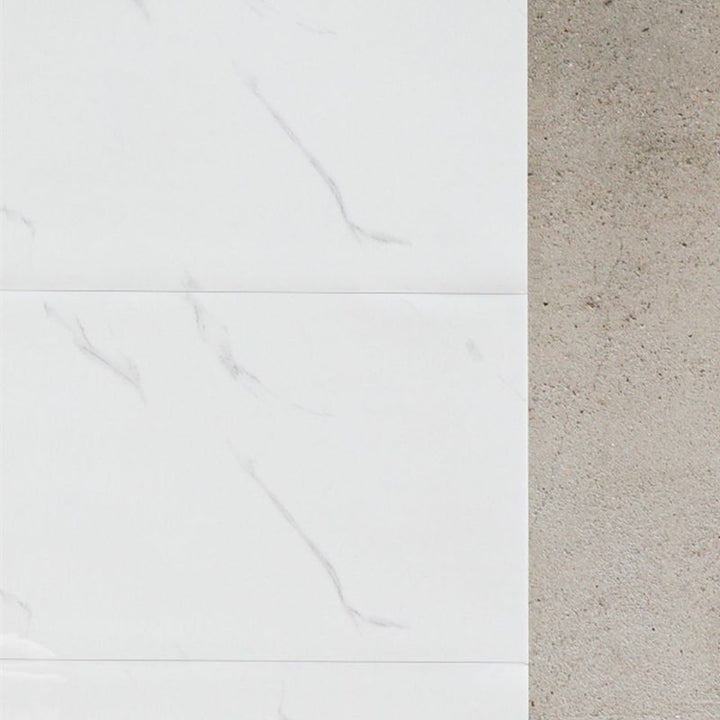 Lisslune | Polished waterproof marbled sheet back panel peel and stick interior insert