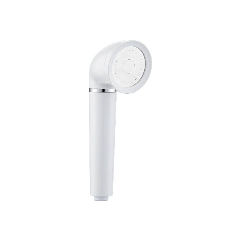 Lisslune | White round shower head plastic supercharged hand shower