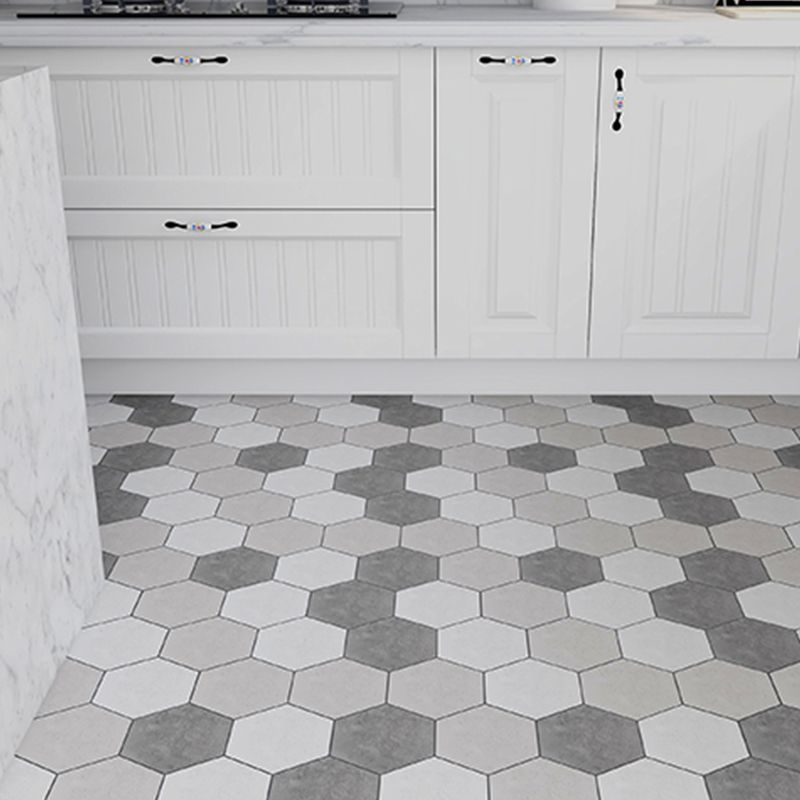 Lisslune | Modern PVC Flooring Peel and Stick Geometric Printed Vinyl Floor Planks