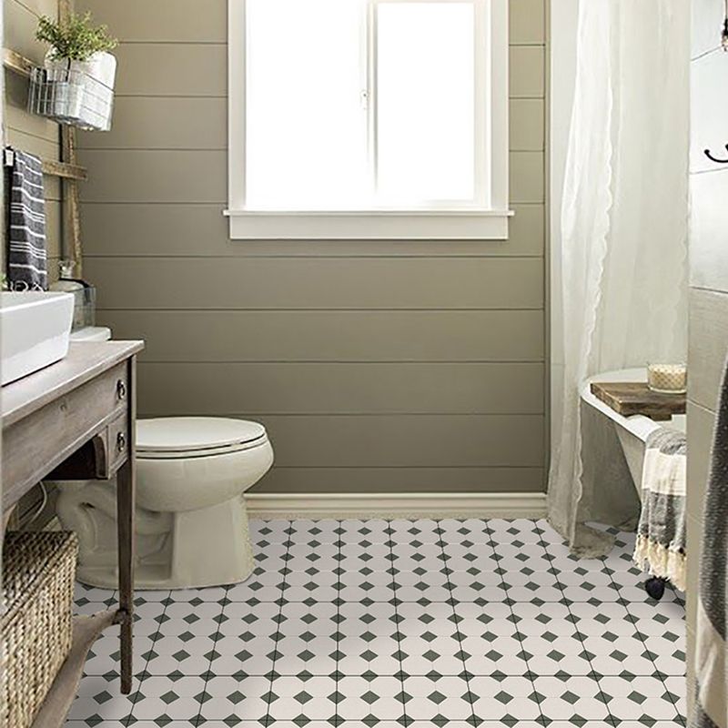 Lisslune | Square Peel & Stick Tile with Pattern Waterproof Tile for Splash Guard Wall