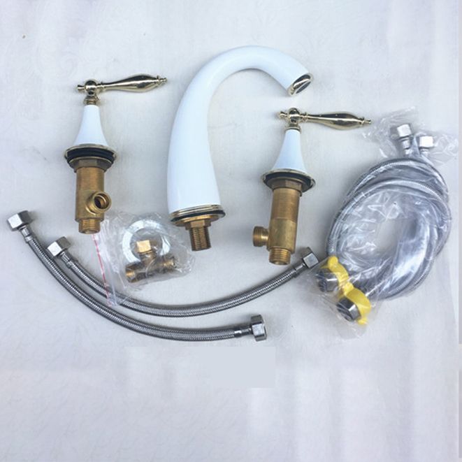 Lisslune | Glam Style Faucet Widely used sink faucet with 2 handles and 3 holes