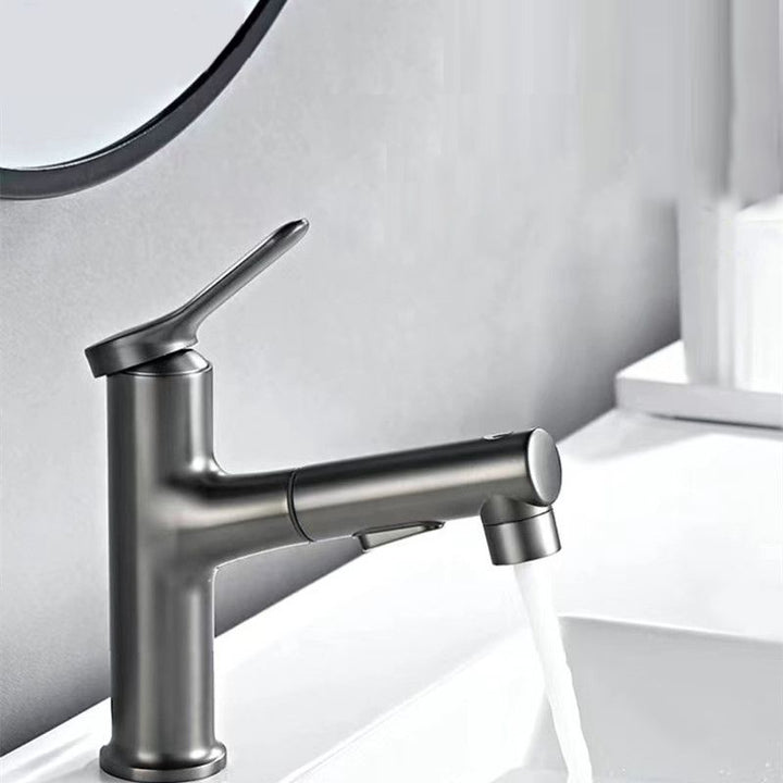Lisslune | Vessel Sink Faucet Contemporary Pull-out Faucet with Swivel Spout