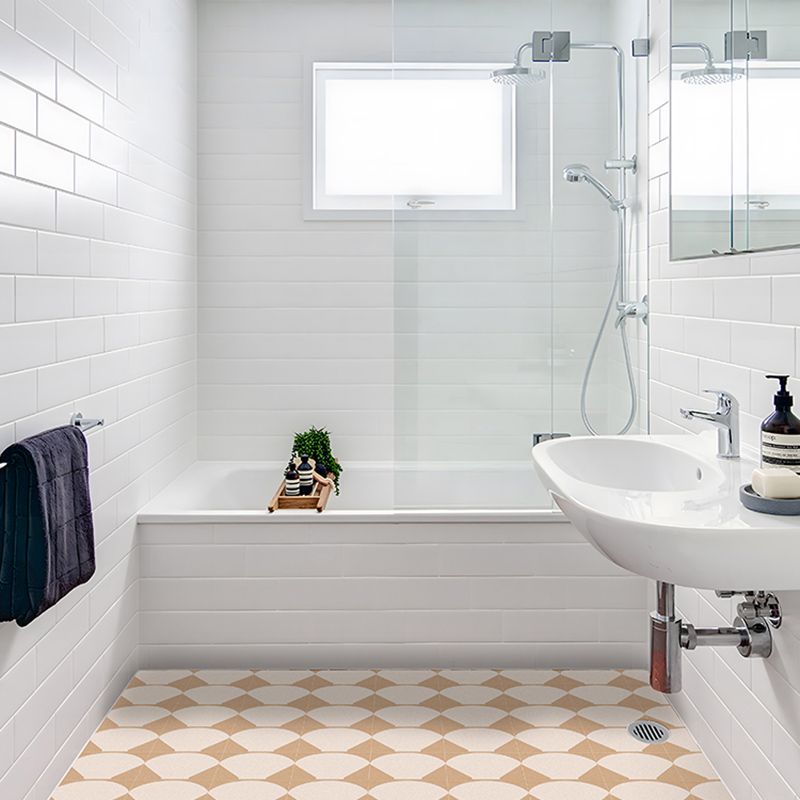 Lisslune | Square Interior Vinyl Tile Peel and Stick Waterproof Vinyl Tile