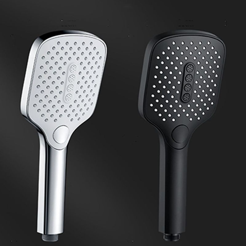 Lisslune | Rectangular Self-Cleaning Hand Shower Adjustable Spray Pattern Wall-Mounted Hand Shower