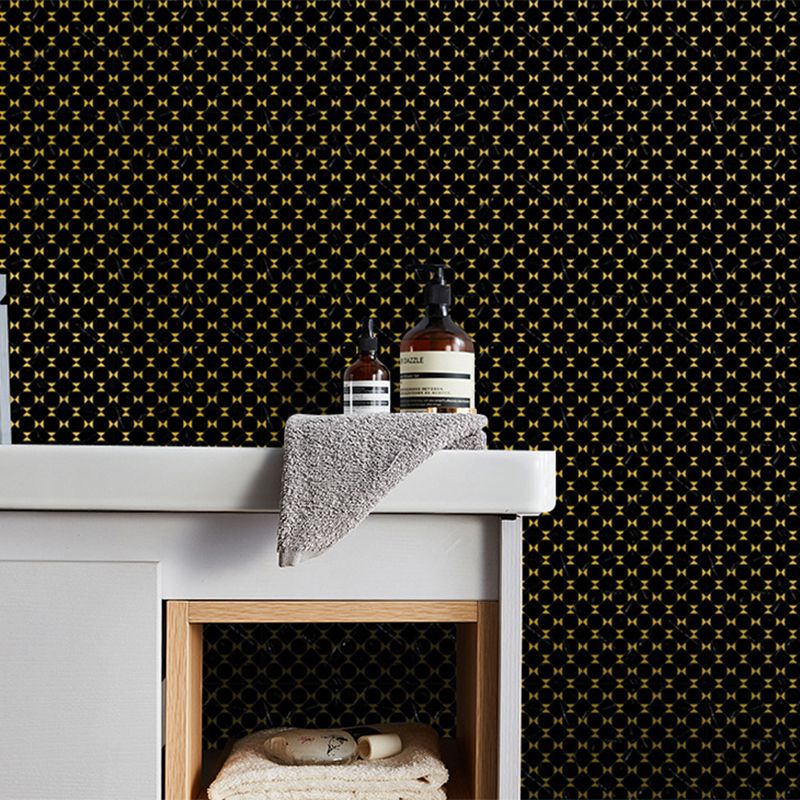 Lisslune | Peel & Stick Mosaic Tile Square Plastic Stain Resistant Tile - Peel & Stick for Shower