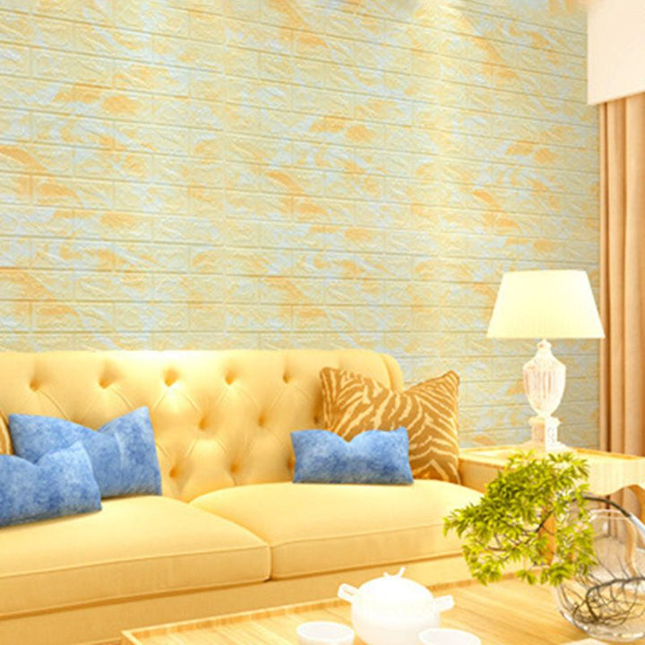 Lisslune | Farmhouse Wall Panel 3D Brick Bedroom and Living Room Wall Panels Set of 2