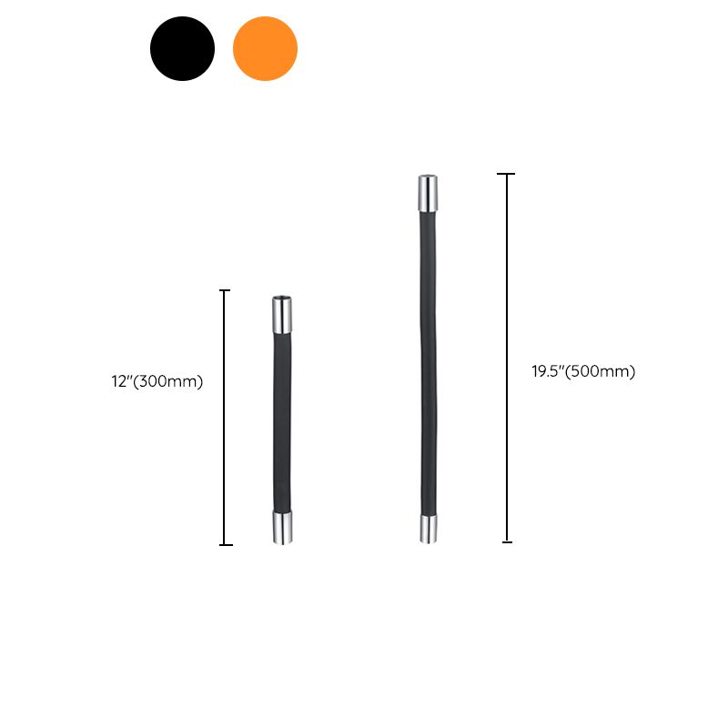 Lisslune | Contemporary wall-mounted bathroom faucet with lever handles made of stainless steel