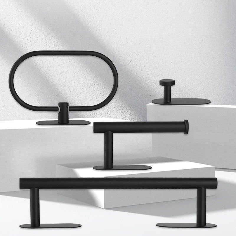 Lisslune | Metal Bathroom Set 4-piece Modern Style Bathroom Fixture Set