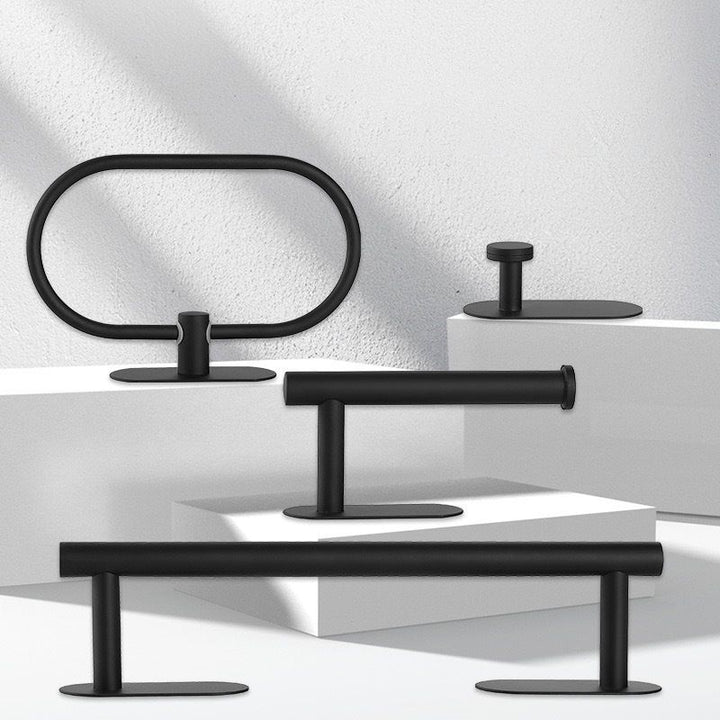 Lisslune | Metal Bathroom Set 4-piece Modern Style Bathroom Fixture Set