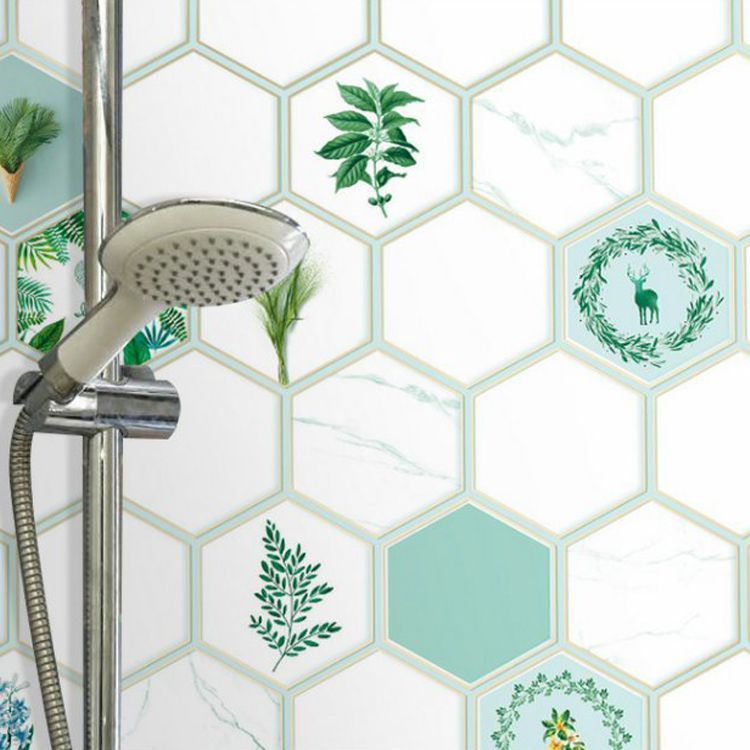 Lisslune | Modern Peel & Stick Field Tile Plastic Wallpaper for Backsplash Wall
