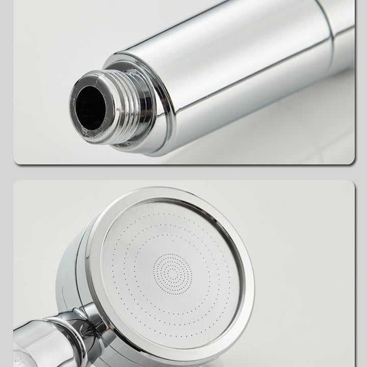 Lisslune | Contemporary 3 Beam Shower Head Adjustable Spray Pattern Rotating Hand Shower