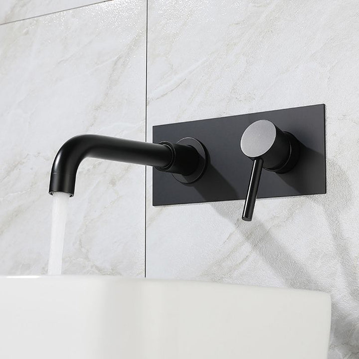Lisslune | Glam Style Faucet Single Lever Wall Mounted Faucet for Bathroom