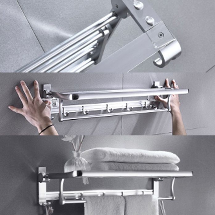 Lisslune | Traditional Bath Shelf Bathroom Accessories Hardware Set Stainless Steel Bathroom Set