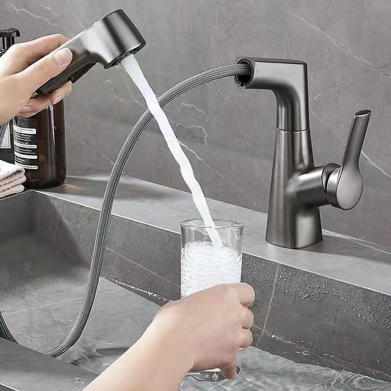 Lisslune | Modern widely spread bathroom faucet copper sink faucet