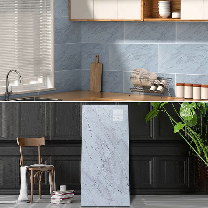 Lisslune | Peel & Stick Subway Tiles Plastic Rectangle Peel and Stick Tiles for the Kitchen 10 Pack