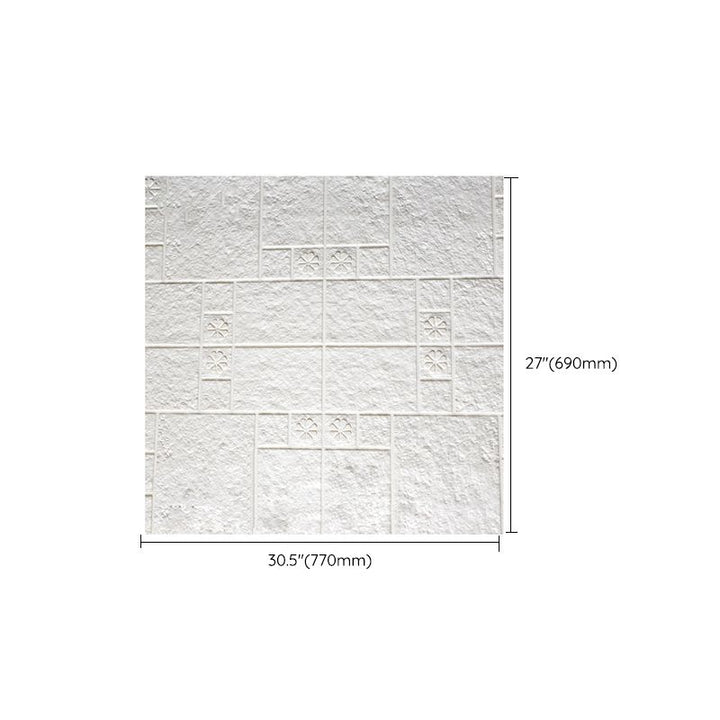 Lisslune | Modern Wall Covering Peel and Stick Waterproof 3D Print Wall Panel