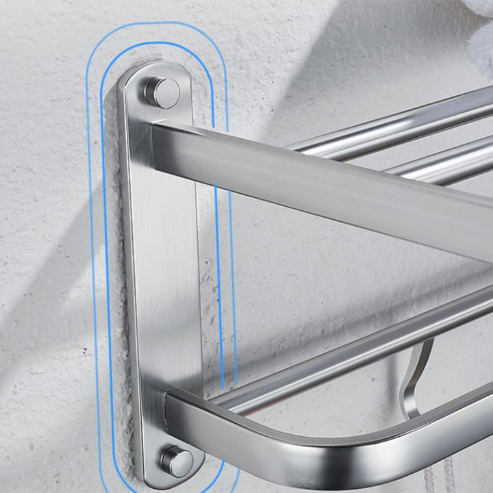 Lisslune | Modern Bathroom Set Paper Holder Bath Shelf Stainless Steel Bathroom Accessories Set