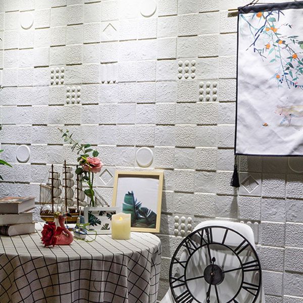 Lisslune | Home Interior Wall Panel 3D Printed Brick Peel and Stick Wall Covering