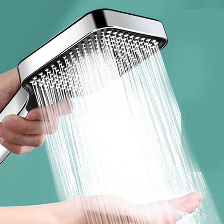 Lisslune | Modern Rectangular Handheld Shower Self-Cleaning Wall-Mounted Handheld Shower