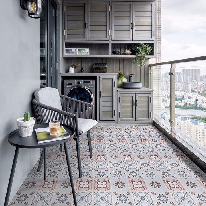 Lisslune | 24" x 118" x 6mm Vinyl flooring for living spaces Peel and Stick PVC floor