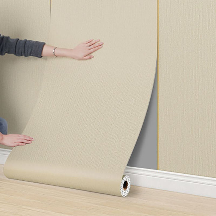 Lisslune | Modern Style PVC Wall Panel Living Area Peel and Stick Wall Covering