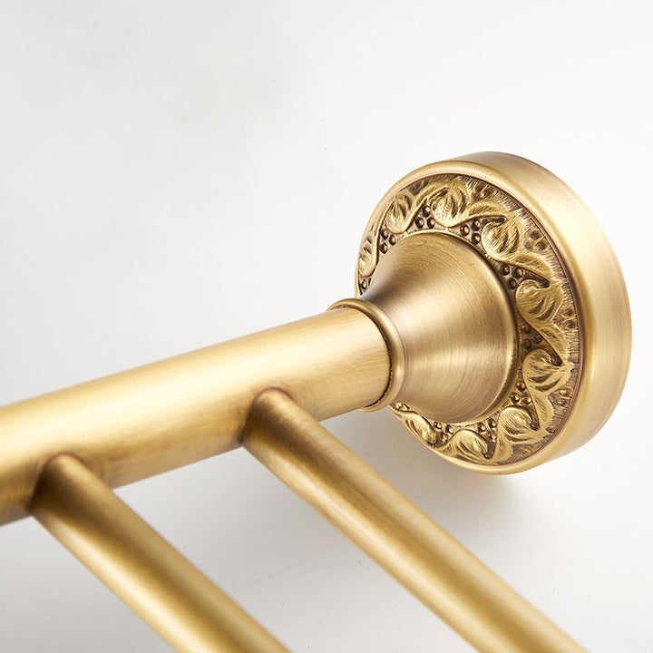 Lisslune | Modern Bathroom Accessory Set Paper Holder Bathroom Shelf Gold Bathroom Fittings Set