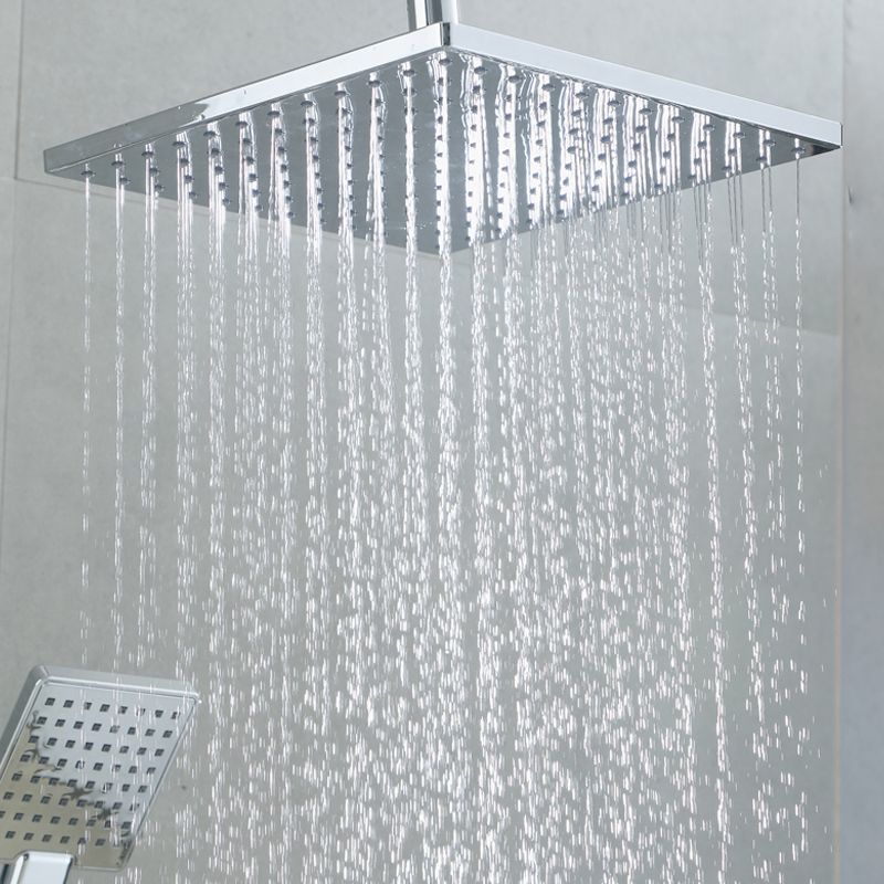 Lisslune | Square Shower Head Combo Large Shower Head with Hand Shower