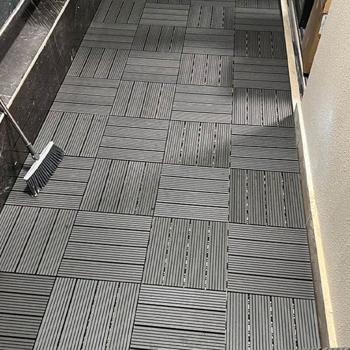 Lisslune | Classic square terrace tiles solid color composite tiles for outdoor use