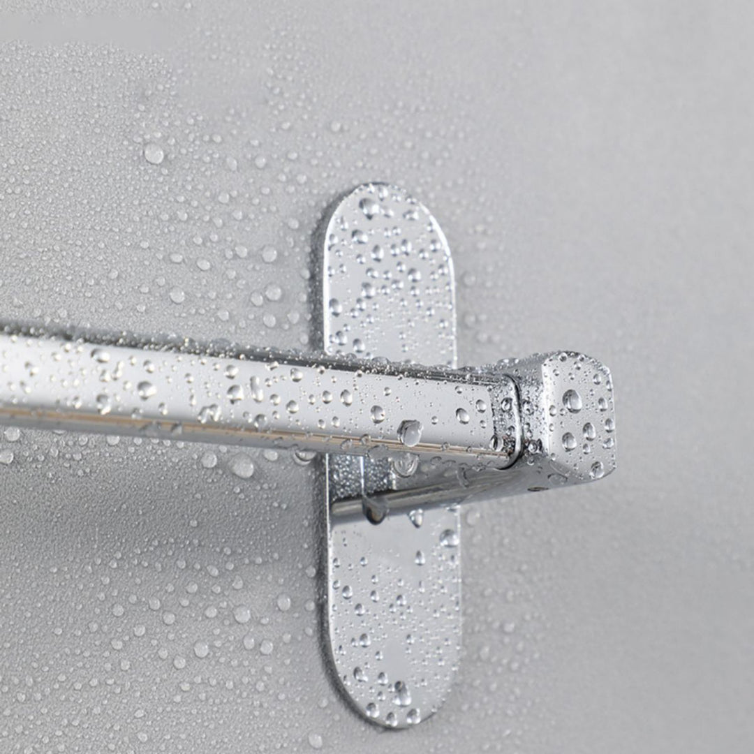 Lisslune | 2-Piece Stainless Steel Slip-Resistant Modern Chrome Bathroom Hardware Set