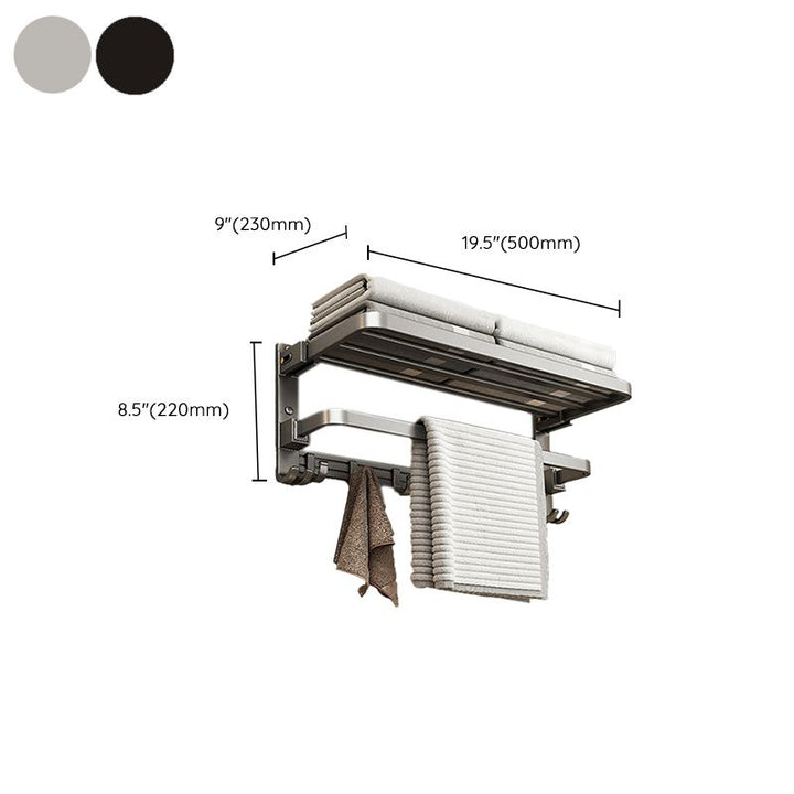 Lisslune | Modern Towel Rod Bathroom Set Bathroom Shelf Bathroom Accessories Kit