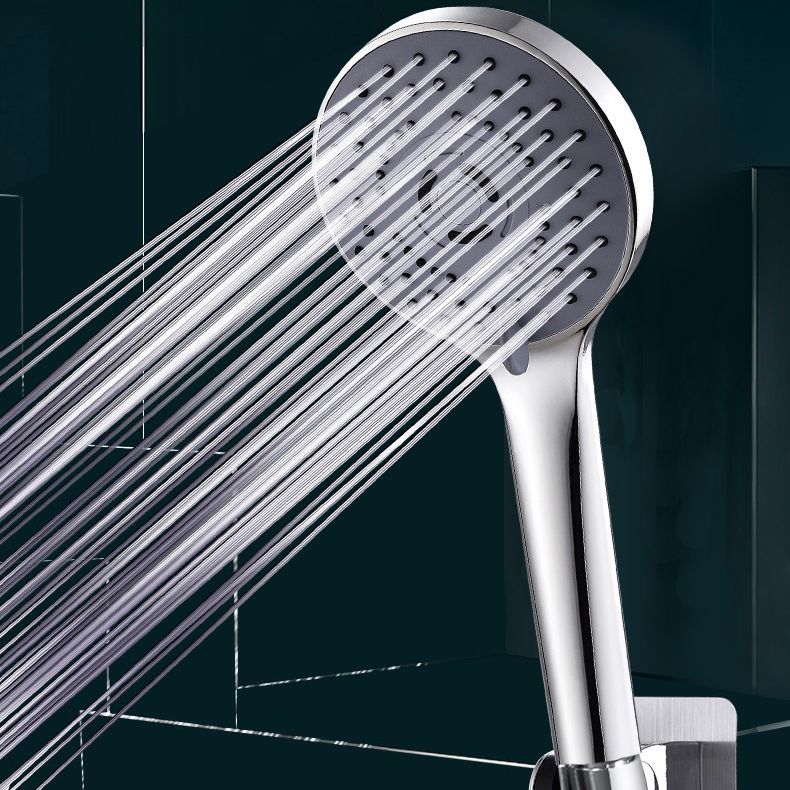 Lisslune | Modern Plastic Shower Head Round Handheld Shower Head with Adjustable Water Flow