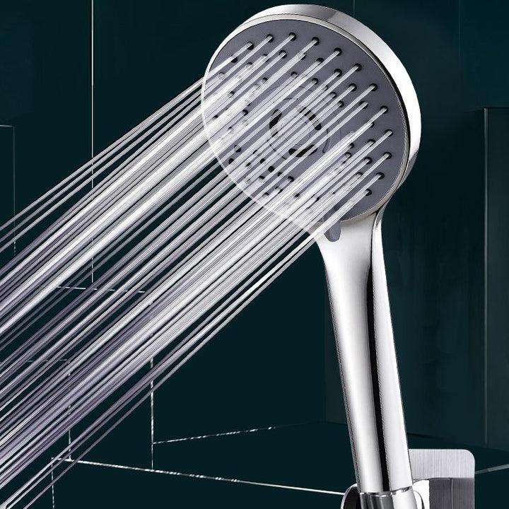 Lisslune | Modern Plastic Shower Head Round Handheld Shower Head with Adjustable Water Flow