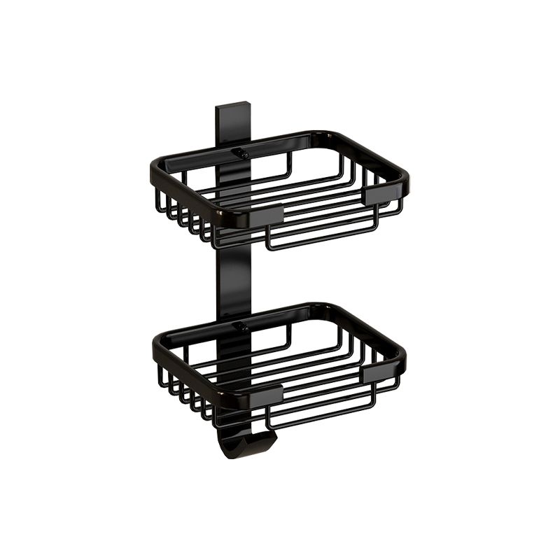 Lisslune | Modern Bathroom Accessory Set Shelf Black/Silver/Grey Bathroom Accessories Set