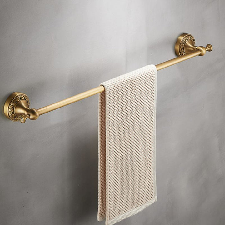 Lisslune | Modern Bathroom Accessory Set Paper Holder Bathroom Shelf Gold Bathroom Fittings Set