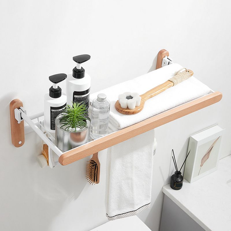 Lisslune | White Bathroom Set Solid Wood & Aluminium Bathroom Accessories individually or as a set