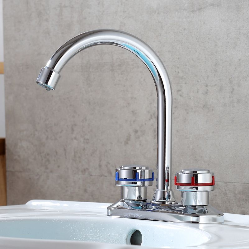 Lisslune | 1or2-Handle Brushed Nickel Widespread Faucet 2 Hole Center Set Sink Faucet