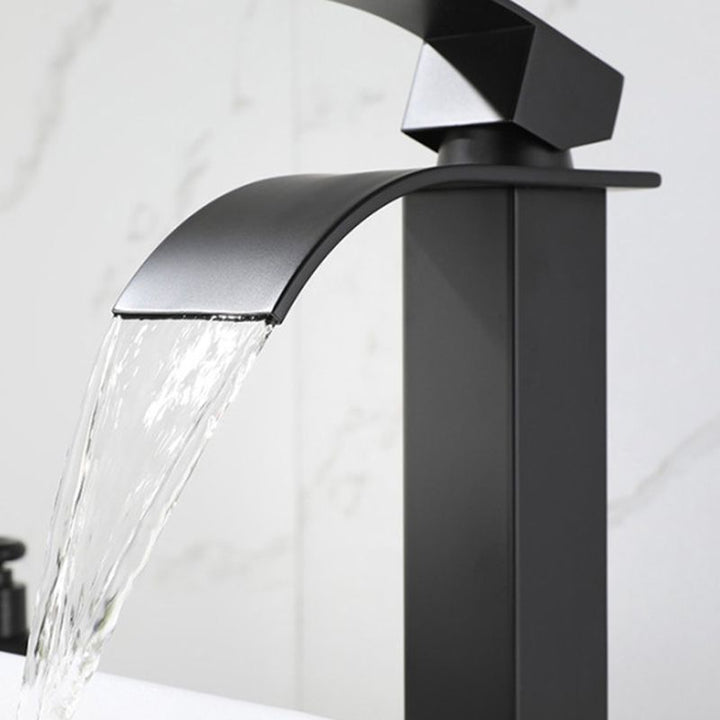 Lisslune | Waterfall Faucet Sink Bathroom Faucet Light Luxury Sink Faucet