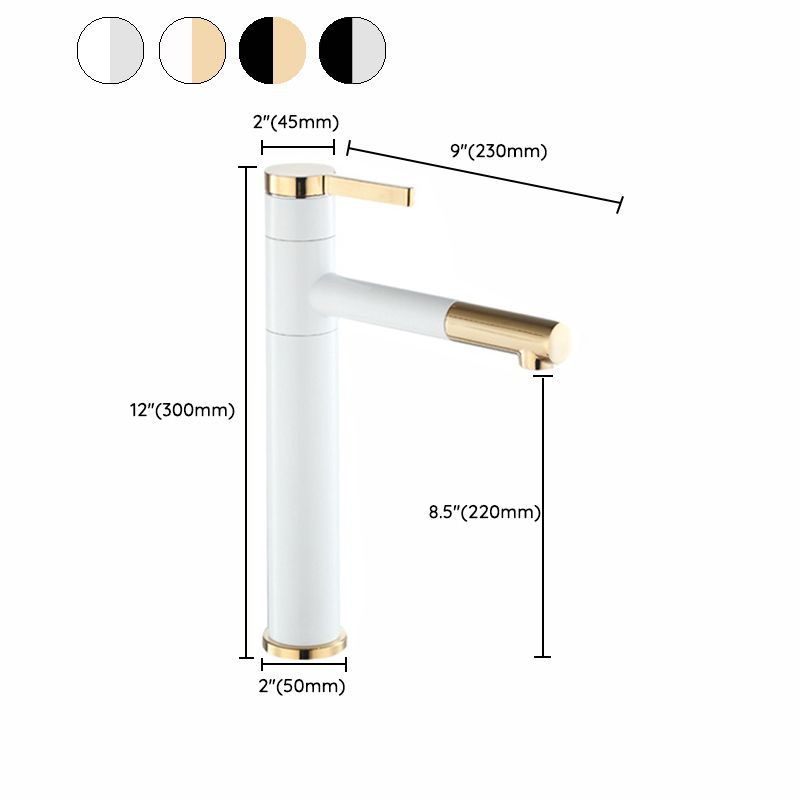 Lisslune | Glam Centerset Water Faucets Single Lever Bathtub Faucet
