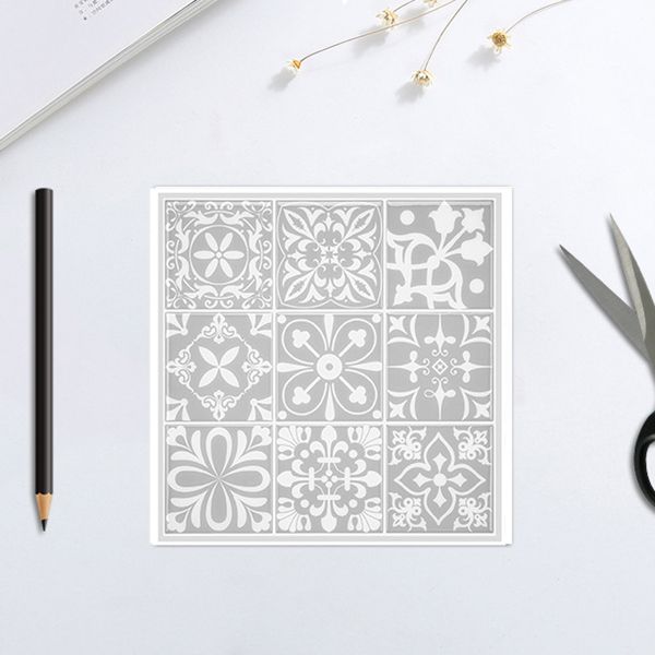 Lisslune | Contemporary Peel & Stick Field Tile Plastic Mosaic Tiles Wallpaper