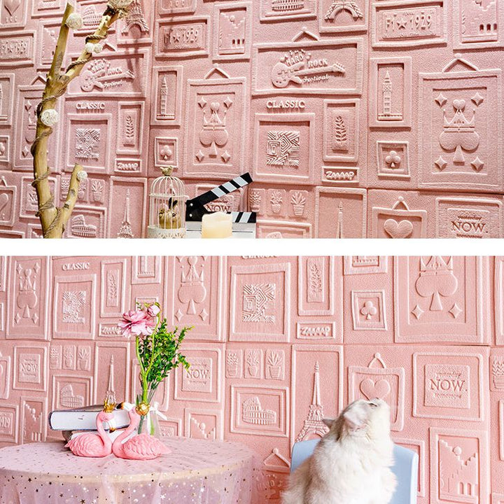 Lisslune | Interior Wall Cladding 3D Print Peel and Stick Waterproof Wall Panel