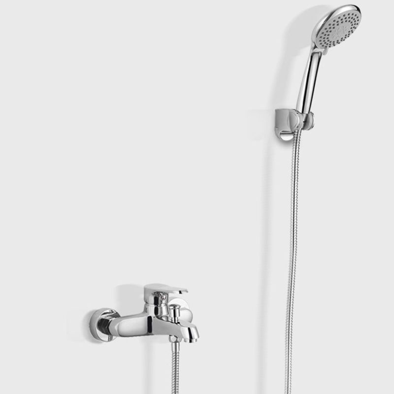 Lisslune | Bathroom Bathtub Pull-Out Wall-Mounted Hand Shower Fixed Bathtub Faucet
