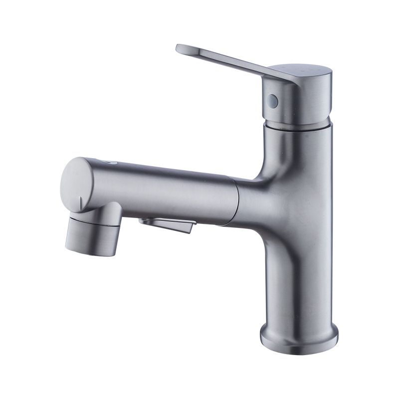 Lisslune | Modern Sink Faucet Solid Copper Centered Lavabo Faucet for Bathroom
